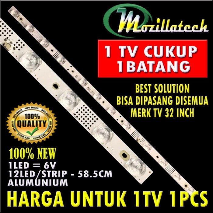 BL BACKLIGHT UNIVERSAL TV LED 32 INCH CAHAYA BAGUS DAN RATA