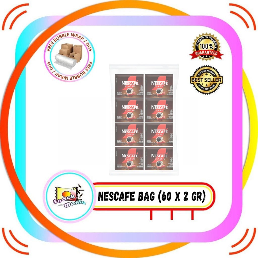 

Nescafe Classic 60 sachets x 2 Gr Kopi
