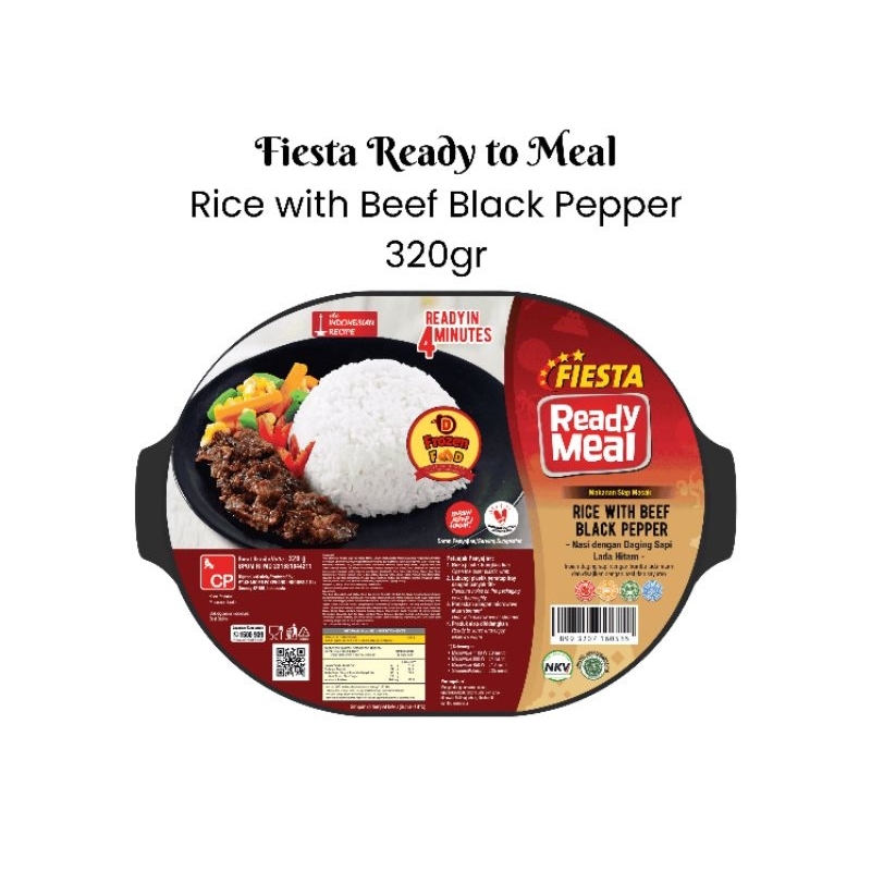 

Ready to Meal RTM by Fiesta | siap saji | mie instan | nasi lauk siap makan | nasi lauk instan