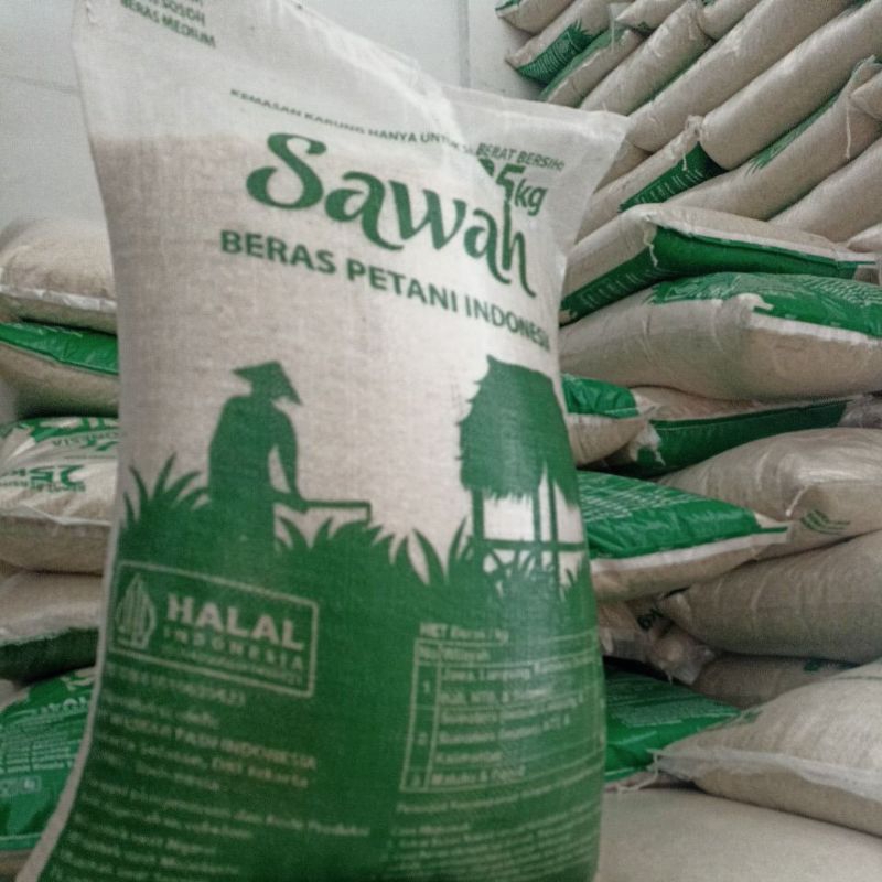 

Beras Sawah 25kg, Beras Putih, Beras Enak, Beras Pulen 25kg