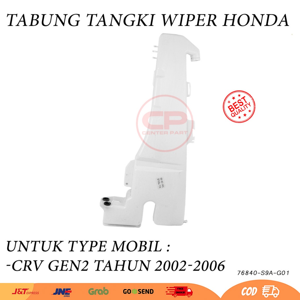Tabung Tangki Botol Air Wiper Tank Washer Crv Gen2 2002 2003 2004 2005 2006 76840-S9a-G01