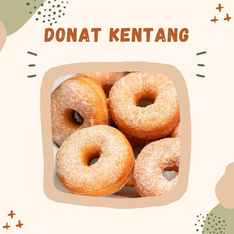 

Donat kentang lembut (Bukan donat frozen)