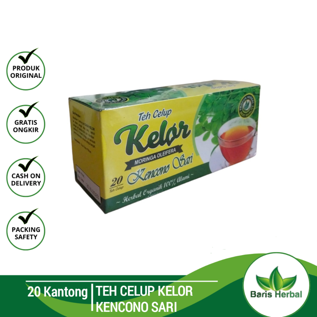 

Teh Celup Kelor Kencono Sari | isi 20 Kantong