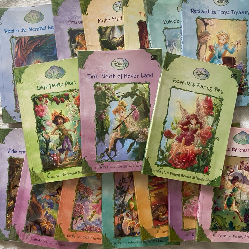 Buku Novel Tinkerbell Disney Fairies Books Cabutan Tales of Pixie Hollow Preloved ORIGINAL