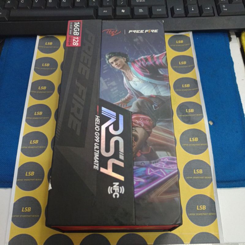 DUS BOX HANDPHONE ITEL RS4 ORIGINAL BEKAS