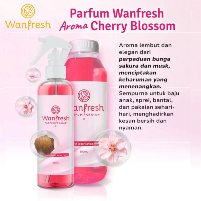 Wanfresh Parfum Pakaian "Cherry Blossom