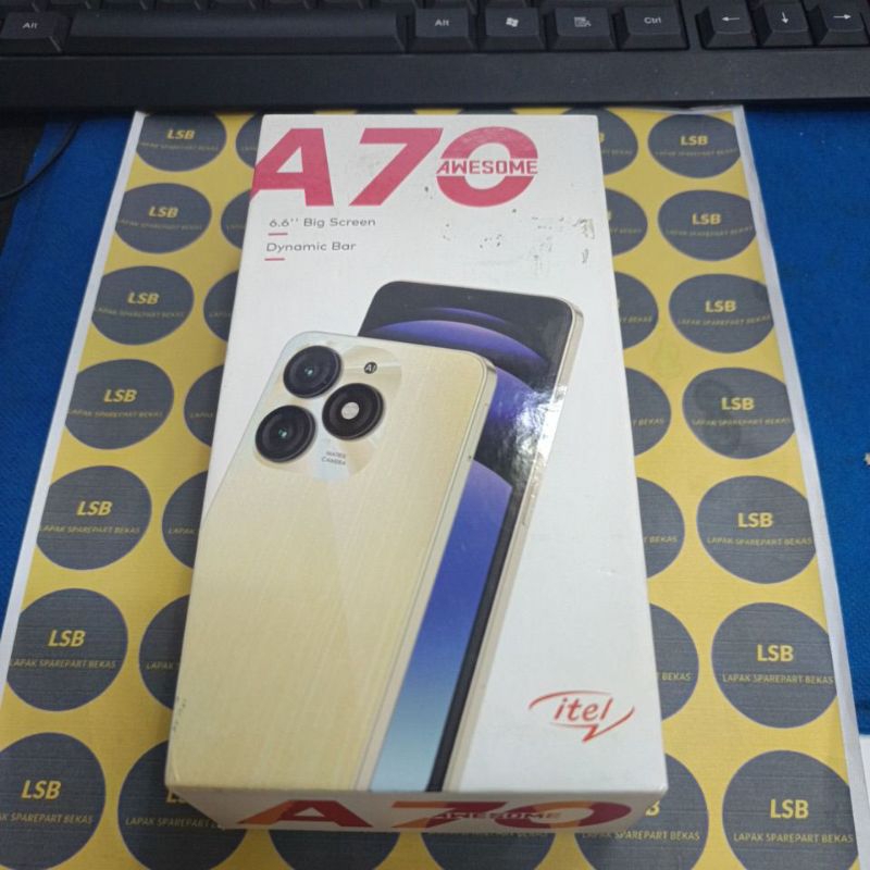 DUS BOX HANDPHONE ITEL A70 ORIGINAL BEKAS