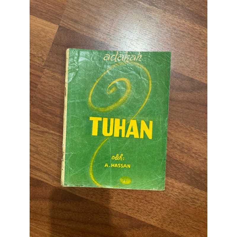 Buku bacaan - ADAKAH TUHAN oleh A. Hassan