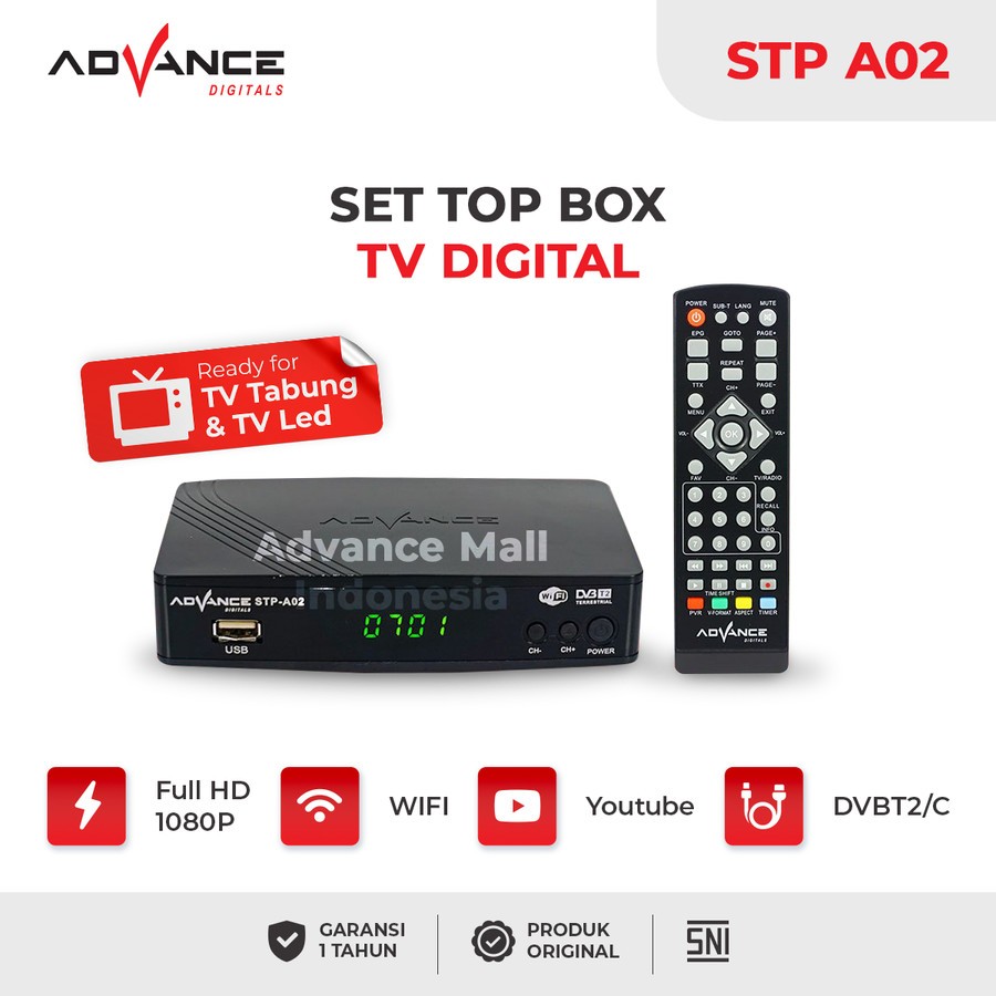 Set Top Box Digital STB Digital Advance STP-A02