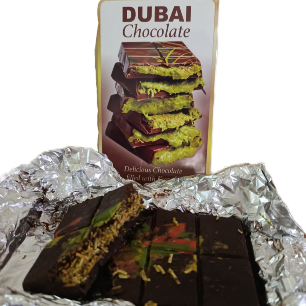 

QH Cokelat Dubai Dengan Kunafa 320 gram