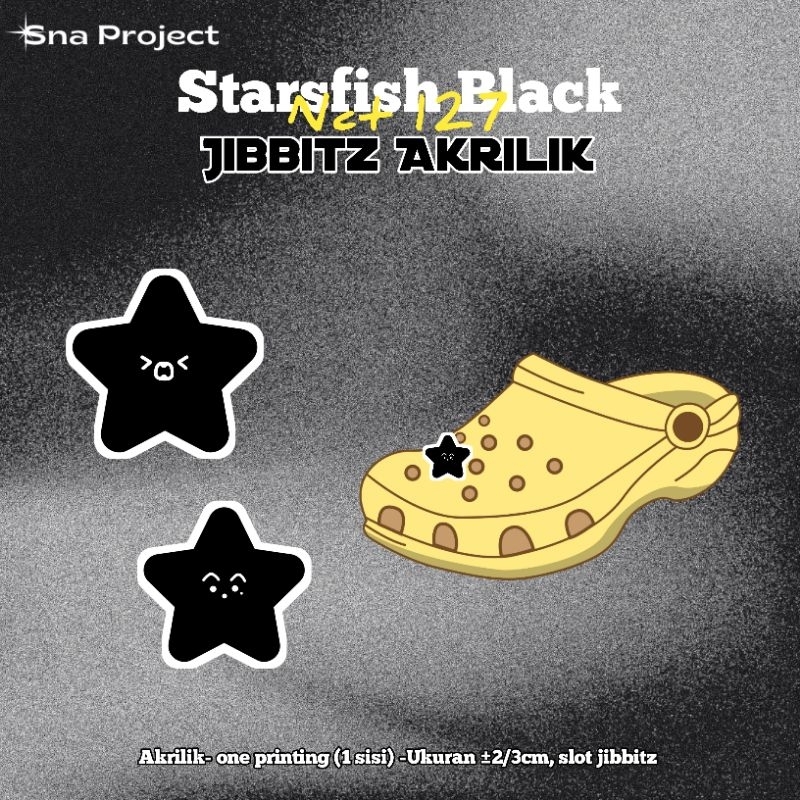 Jibbitz Starfish black NCT127