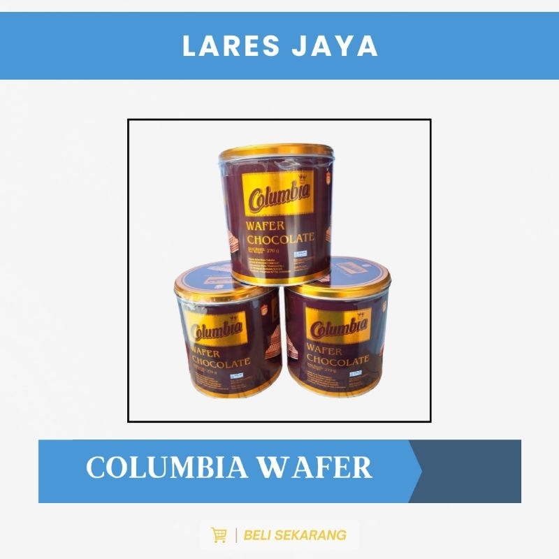 

Columbia Wafer Chocolate 270g kaleng lebaran 2025