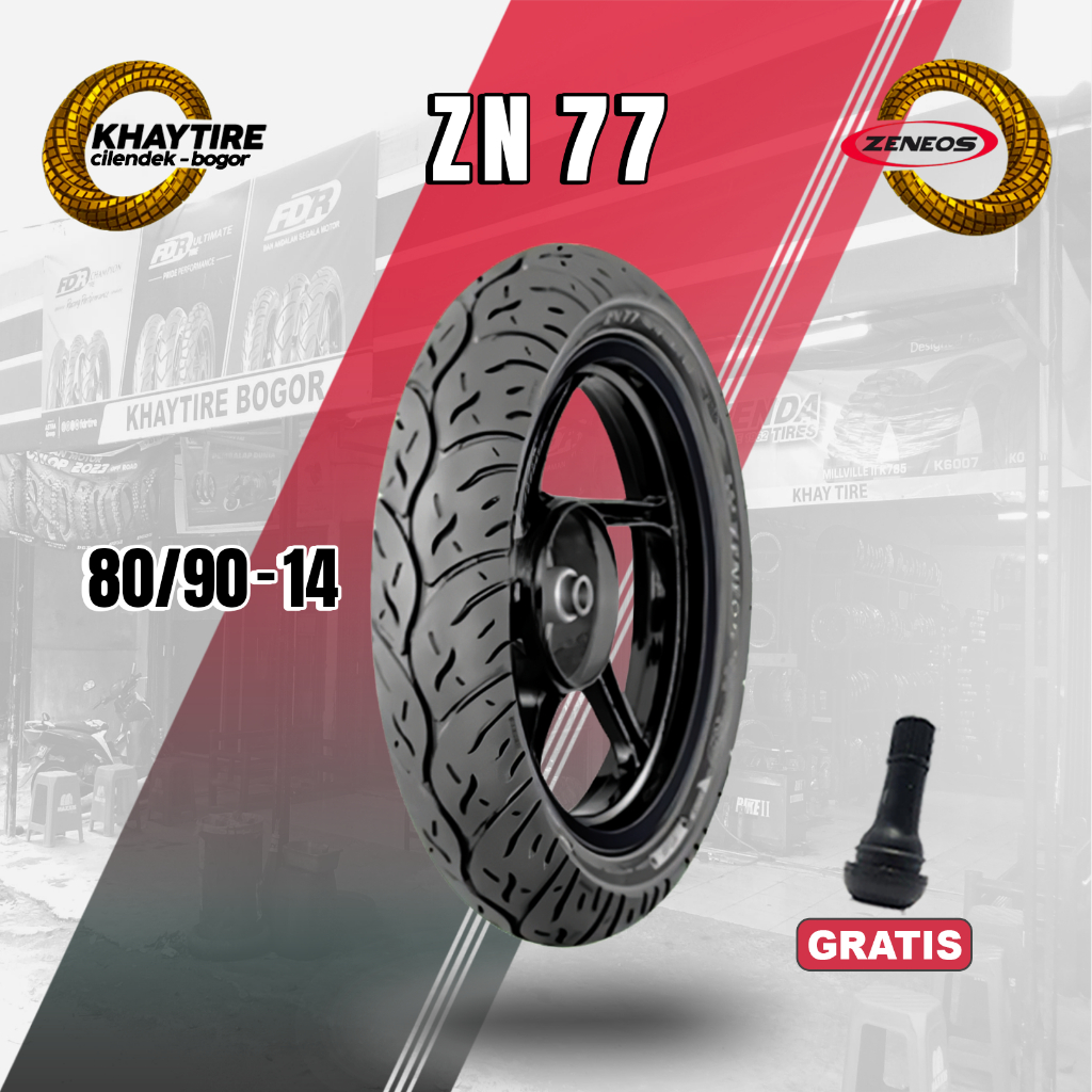 Ban Motor Matic ZENEOS ZN77 80/90 Ring 14 Tubeless