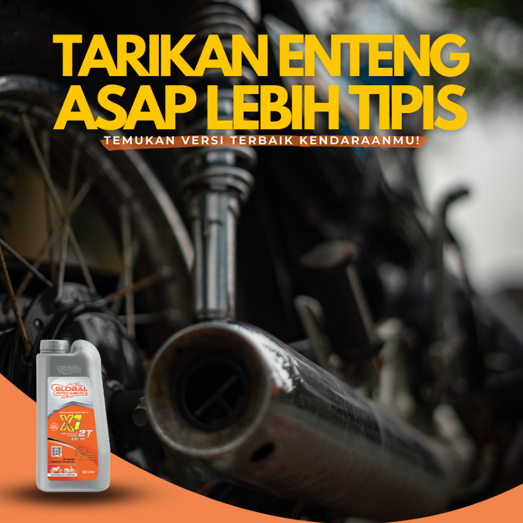 TUI GPA X1 2T API TC Low Smoke untuk 2 stroke