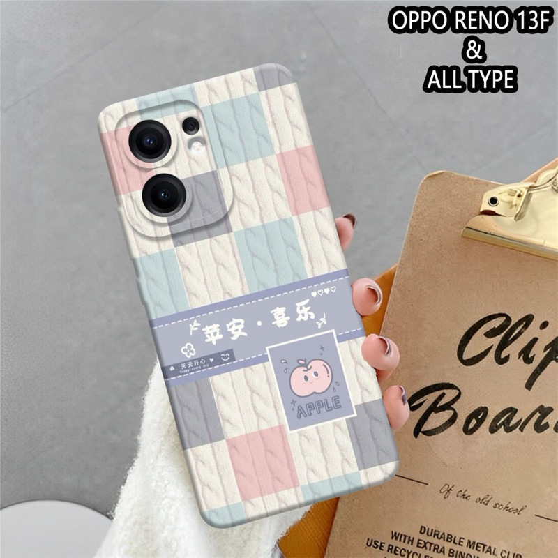 (FA-01) OPPO RENO 13F TERBARU Silicon Procamera Case New Silicon - Cassing HP - Soft Case Anti Slip 