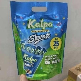 

Kalpa Share It Big Pack wafer coklat kelapa ( isi 25 )