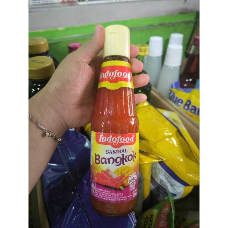 

Indofood Sambal Bangkok Asam Manis 335 Ml ( kemasan botol beling)