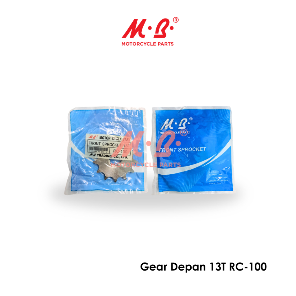 M.B. Gear Depan Front Sprocket 13T Motor Suzuki RC100 RC 100