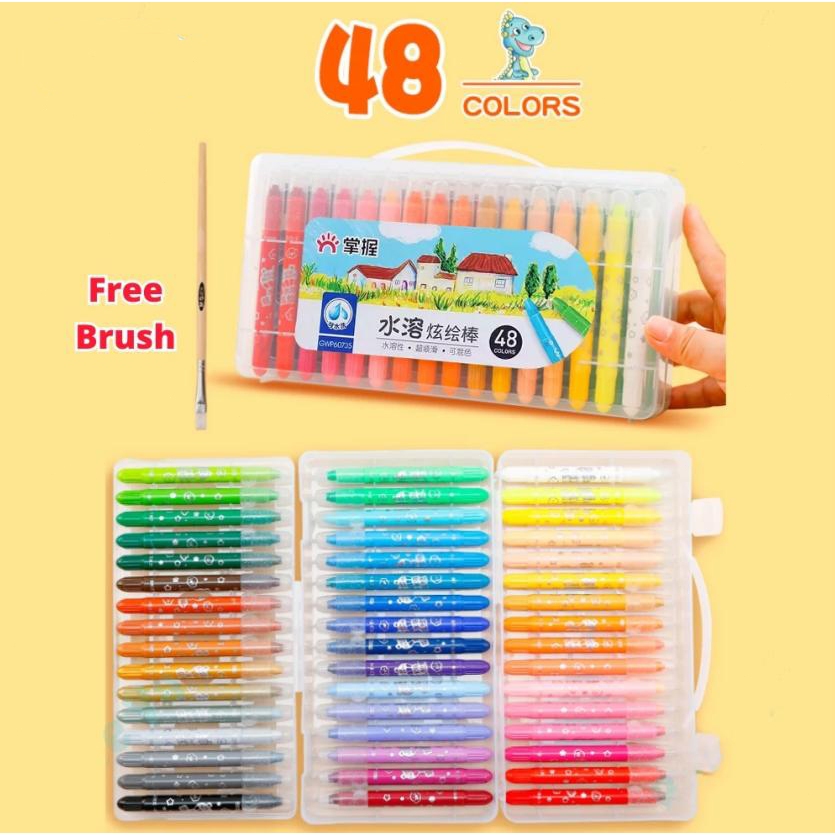

KRAYON WARNA WATER SOLUBLE CRAYON SILKY CRAYON CRAYON GRASP MATA SEDANG CRAYON GRASP