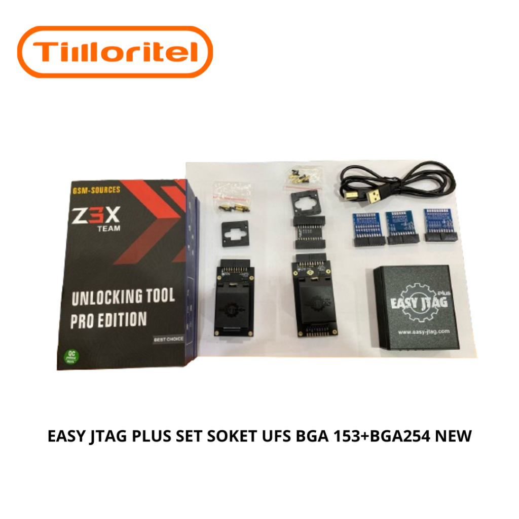 EASY JTAG PLUS SET SOKET UFS BGA 153+BGA254 NEW