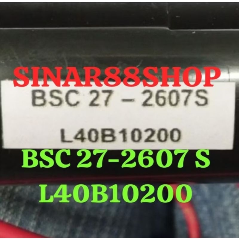 flayback tv BSC27-2607S/L40B10200 U/TV SANYO 29 INC