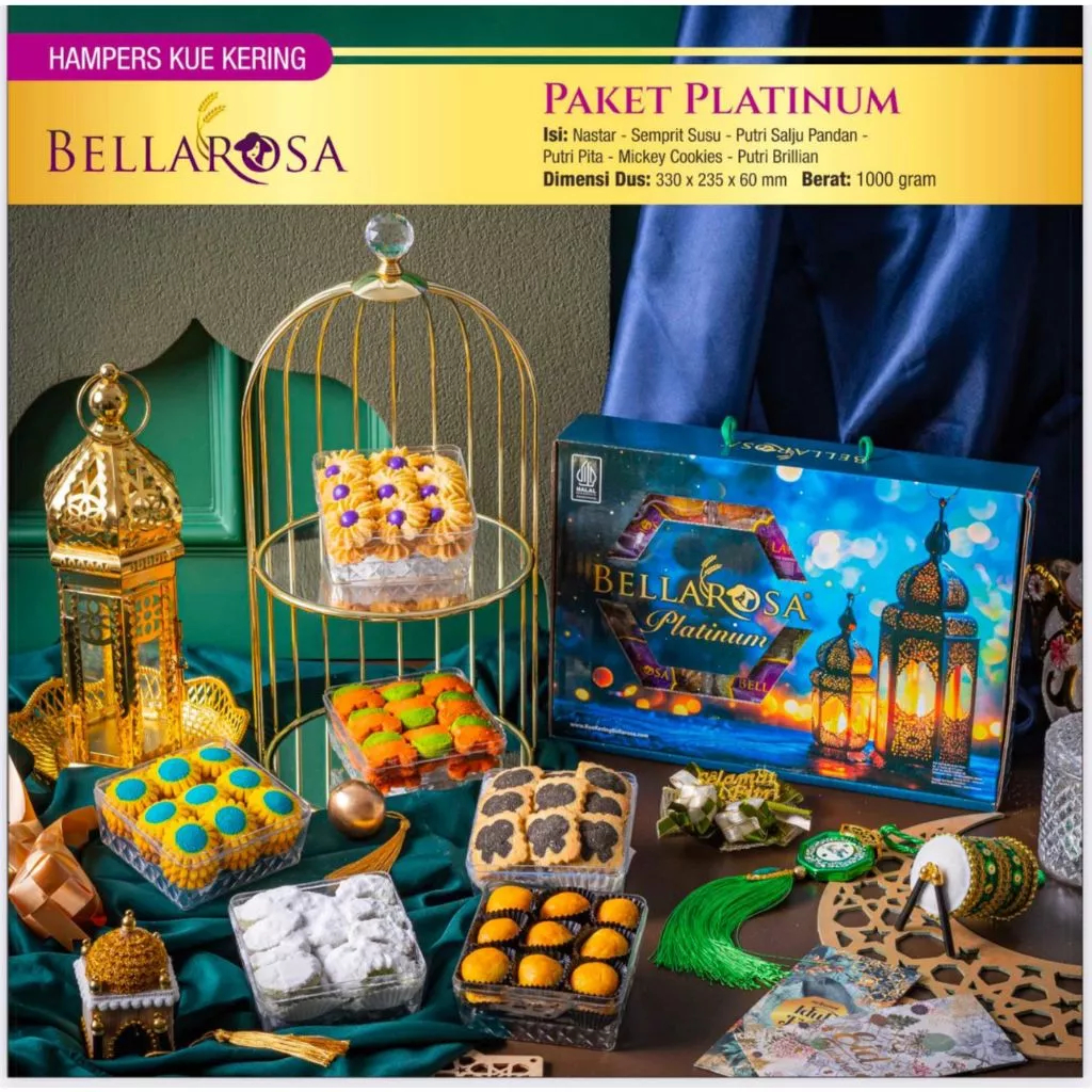 

Hampers/Parcel Paket Lebaran Produk Bellarosa Kue Kering
