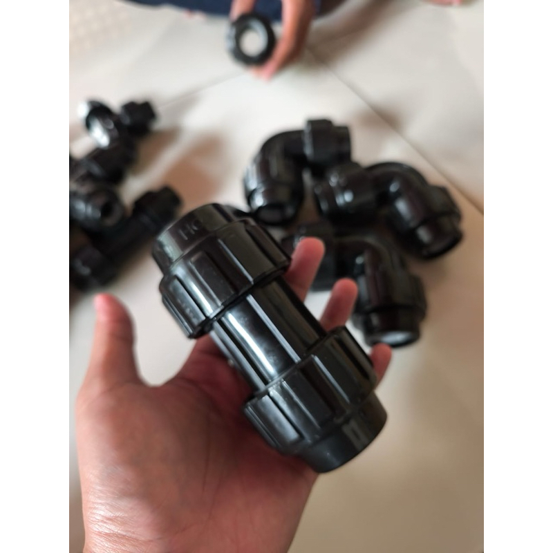 sambungan pipa HDPE (3/4inch) coupling compression