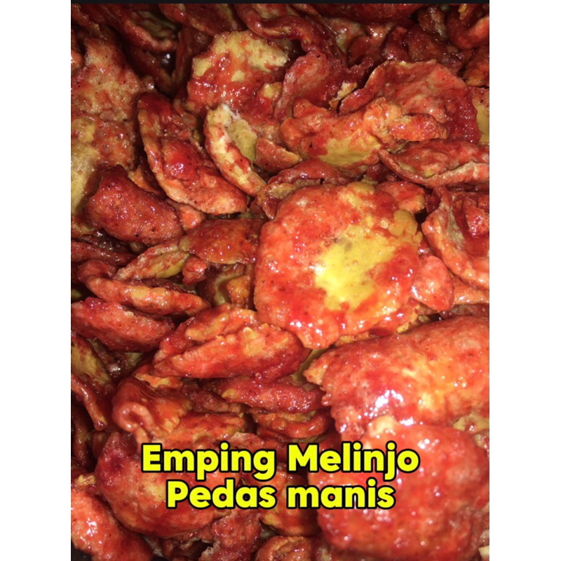 

Emping pedas manis/ melinjo pedas manis