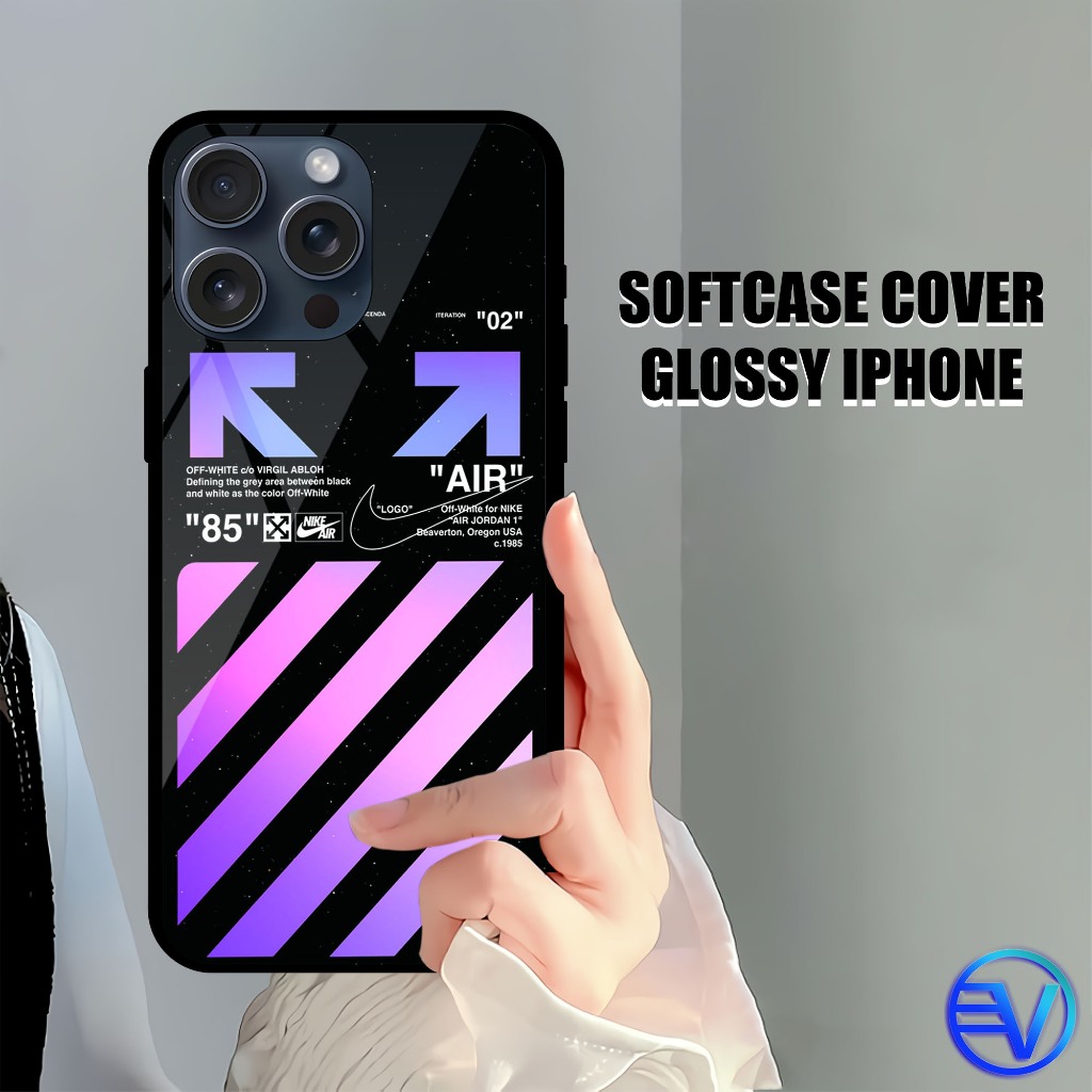 [ GT63 OFF WHITE ] Softcase IPHONE 15 PRO MAX/14 PRO MAX/13 PRO MAX/12 PRO MAX/ 11 PRO MAX Case Kila