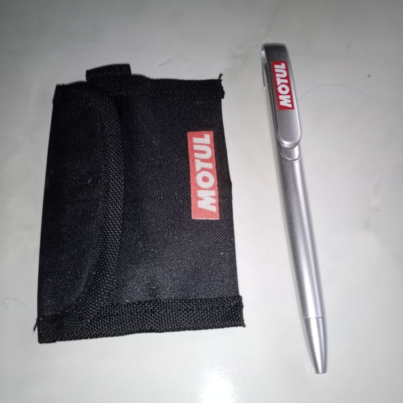 

Merchandise Pouch dompet + Pulpen Motul