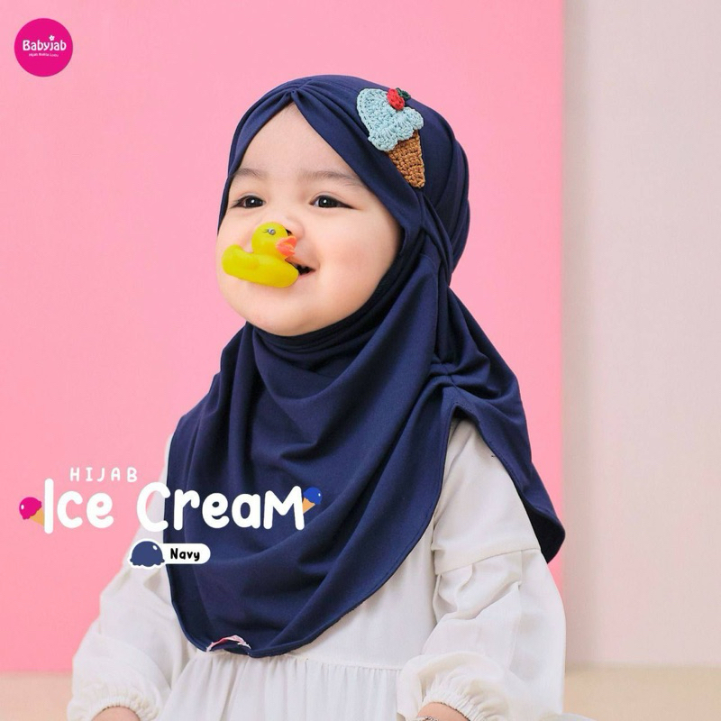 Hijab anak premium Jilbab anak Ice Cream by babyjab hijab anak premium