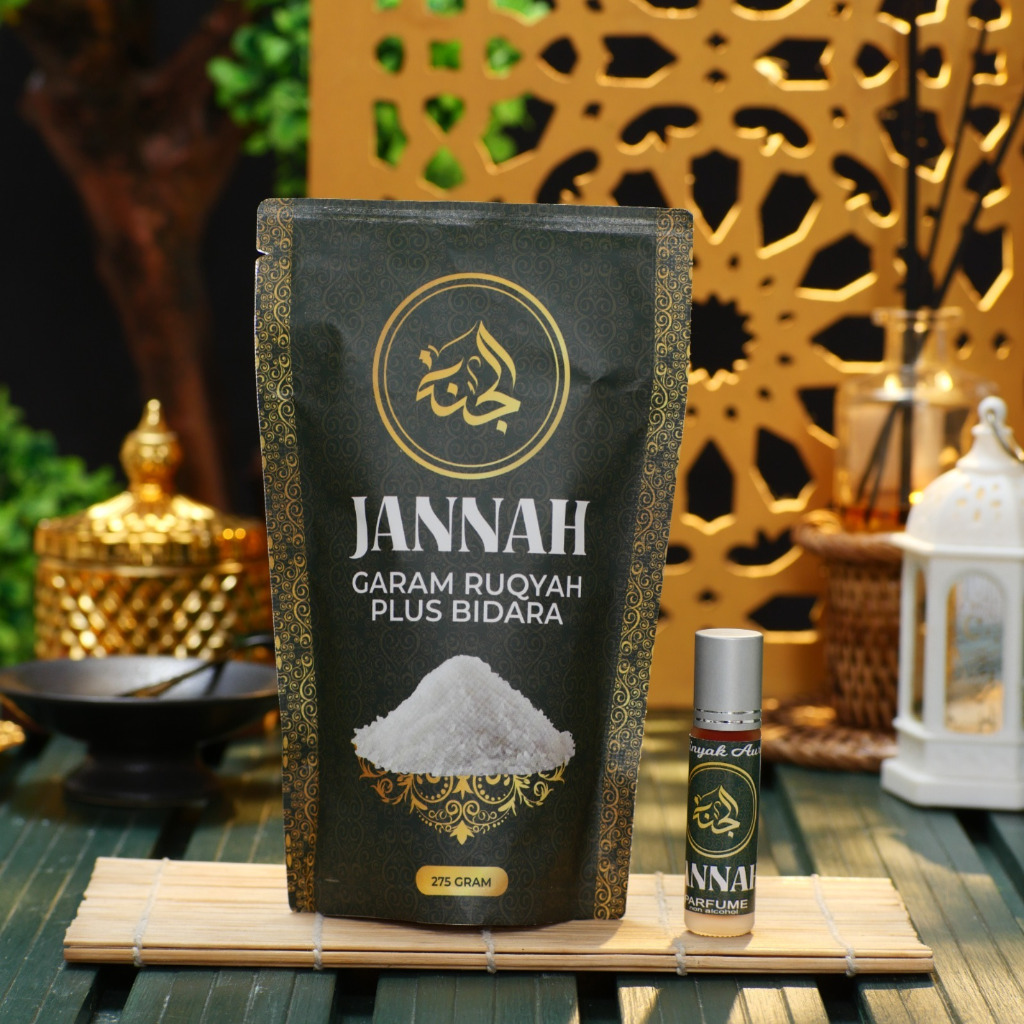 

JANNAH Garam Bidara ORIGINAL Ruqyah mandi jodoh rejeki kemasan 275gram isi 1 pcs