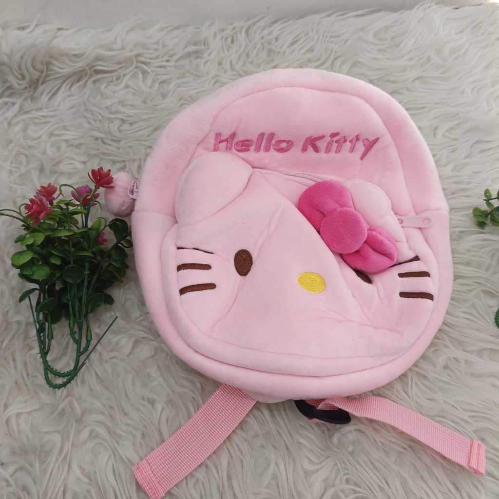 tas ransel anak cewek helo kitty original import hello kitty ransel tali lembut