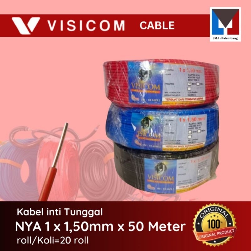 kabel inti tungal visicom nya 1.5x50meter