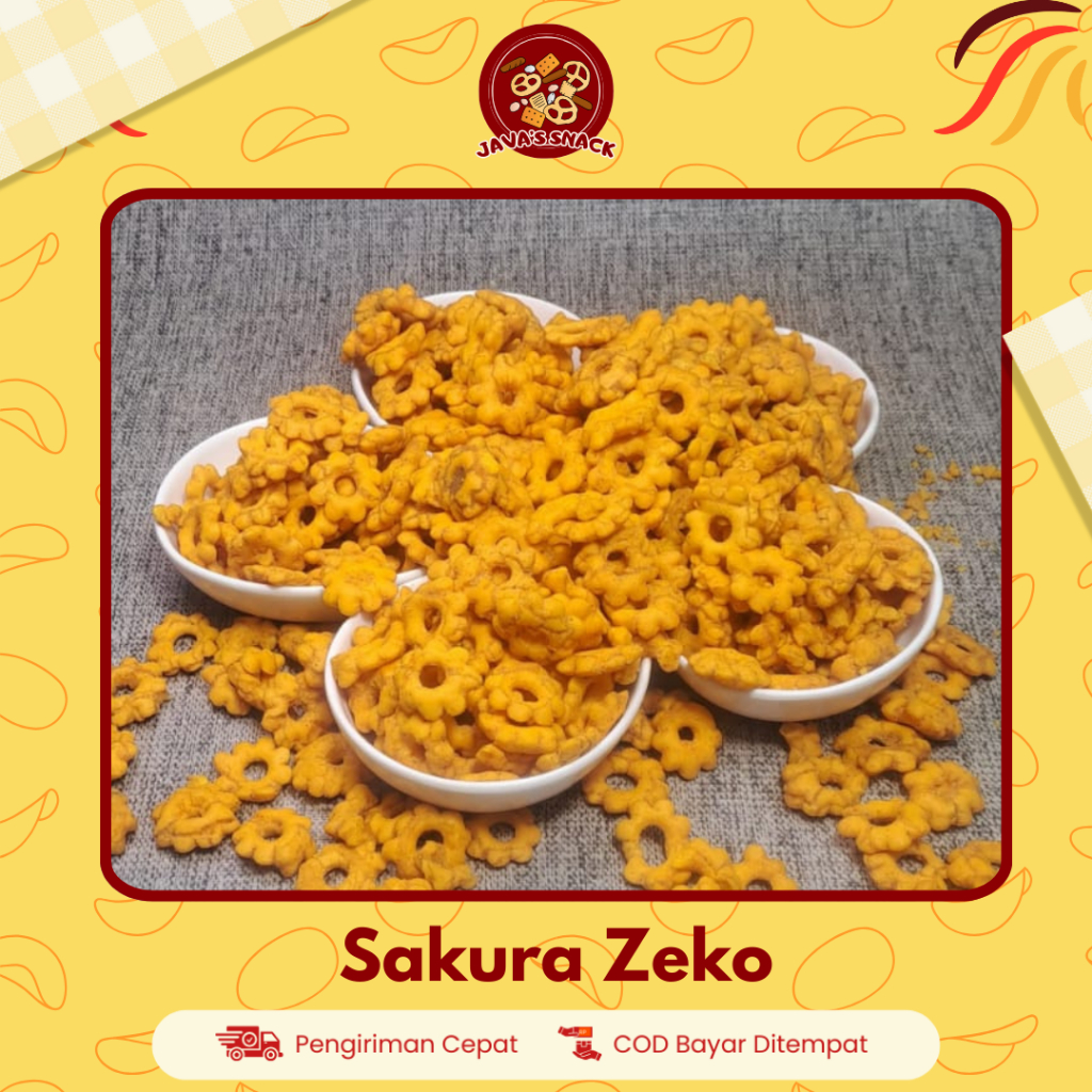 

Java's Snack Sakura Geer Sakura Zeko Gurih Camilan Kiloan 250gr 500gr Super Enak