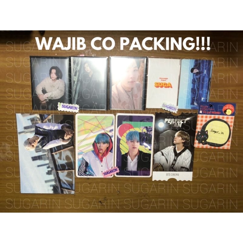 [READY STOCK] OFFICIAL PHOTOCARD MPC SUGA/MIN YOONGI/MYG BTS PROOF POB BE POB DDAY BTSW BTS WORLD BU