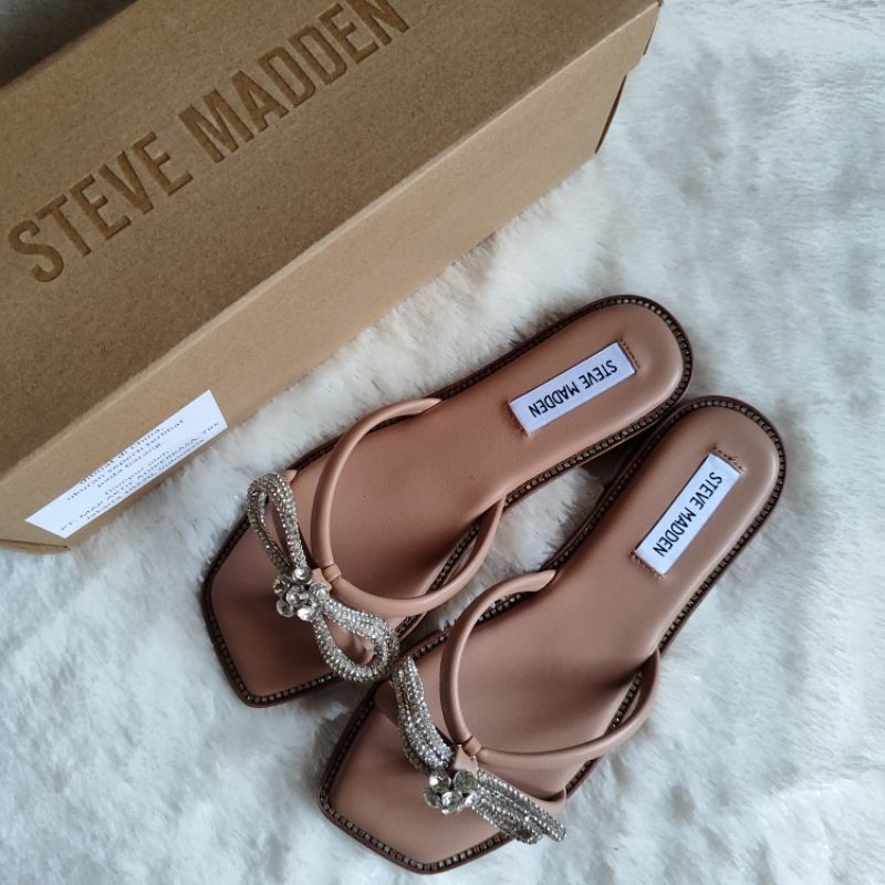 Steve Madden Stylet Tan New Original / Sendal Steve Madden / Sandal Sepatu Heels Steve Madden
