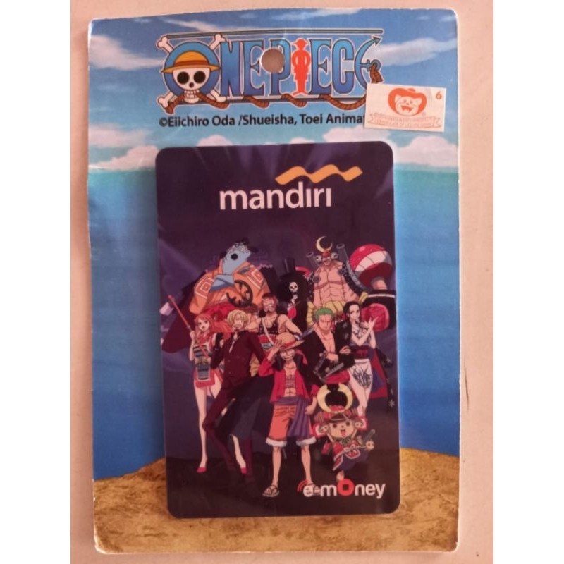 kartu e toll mandiri one piece