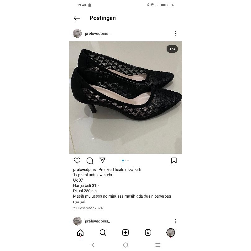 preloved heels Elizabeth