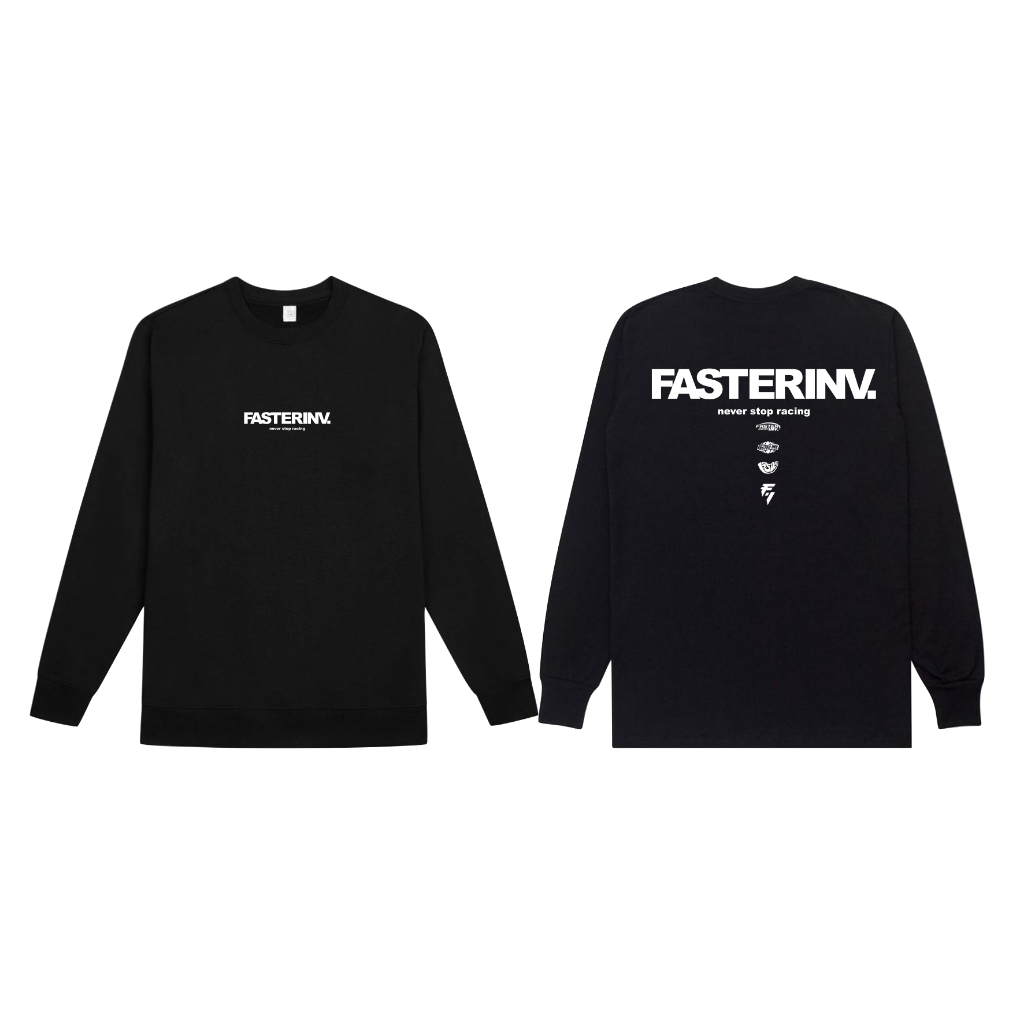 KAOS LENGAN PANJANG FASTER INVADER KW BAYAR DITEMPAT / KAOS PANJANG TANGAN RACING KEREN / ATASAN PRI