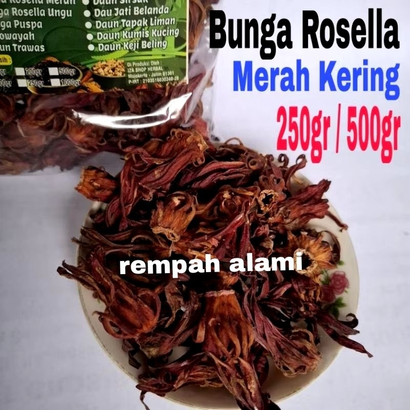 

Bunga Rosella Merah Kering 250/500gr