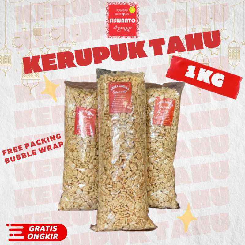 

Kerupuk Tahu/Kotak Asli Siswanto 1 Kg Original