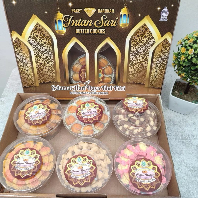 

Paket Hampers Kue Kering Lebaran Premium - Intan Sari Paket Barokah