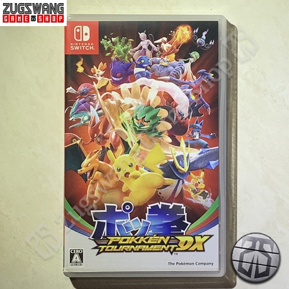 nintendo switch cartridge card game pokken tournament dx pokemon bekas