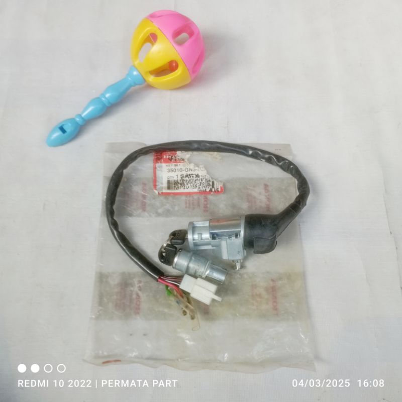 kunci kontak jok full set astrea grand legenda impressa gn5 new old stok nos ori original honda ahm