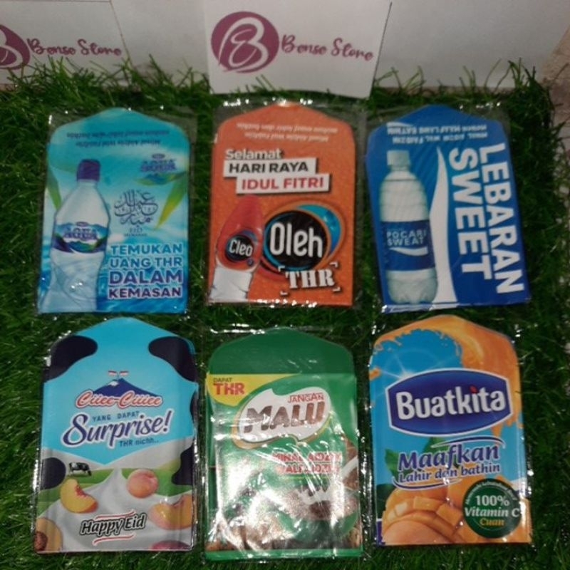 

Amplop Lebaran THR Idul Fitri isi 10 pcs Tema Makanan/Minuman