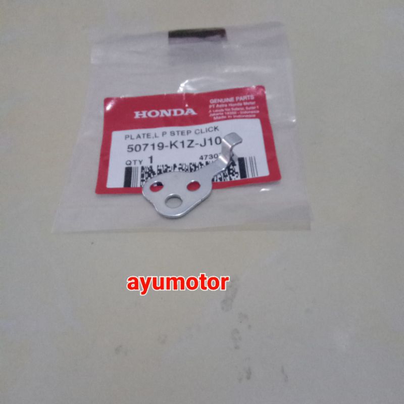 besi plat step boncengan belakang kiri pcx 160 original honda