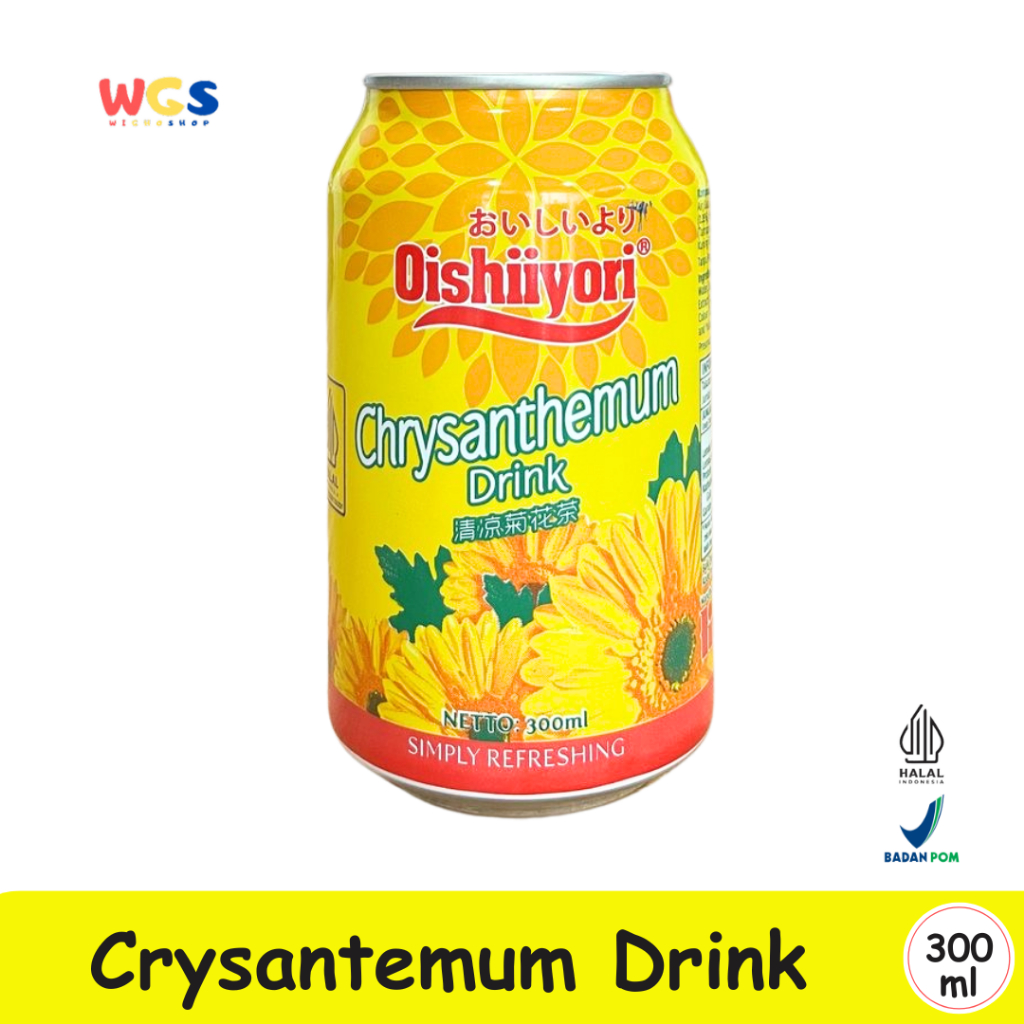 

Oishiiyori Minuman Crysanthemum 300ml – Teh Bunga Krisantemum yang Menyegarkan