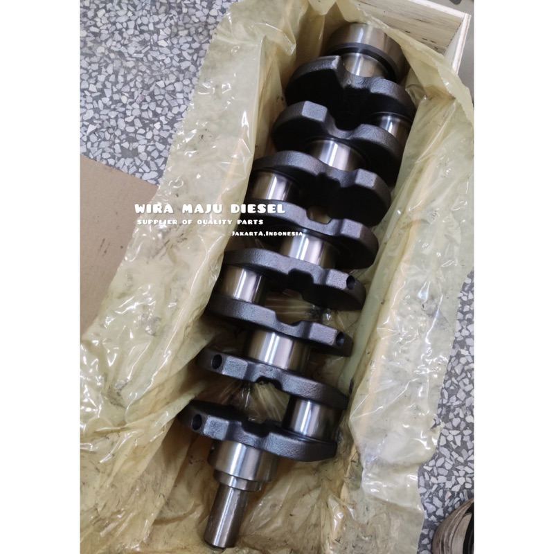 CRANKSHAFT ASSY KRUK AS KER AS POROS ENGKOL SUMITOMO SH130-5 SH130-6 SH130 ISUZU 4JJ1