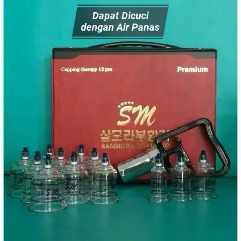 Sammora Alat Bekam 12 kop / kop angin / bekam premium 12 cup original
